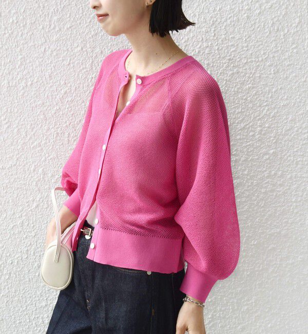 SHIPS for women「《予約》〈手洗い可能〉16G カーディガン」|カーディガン|