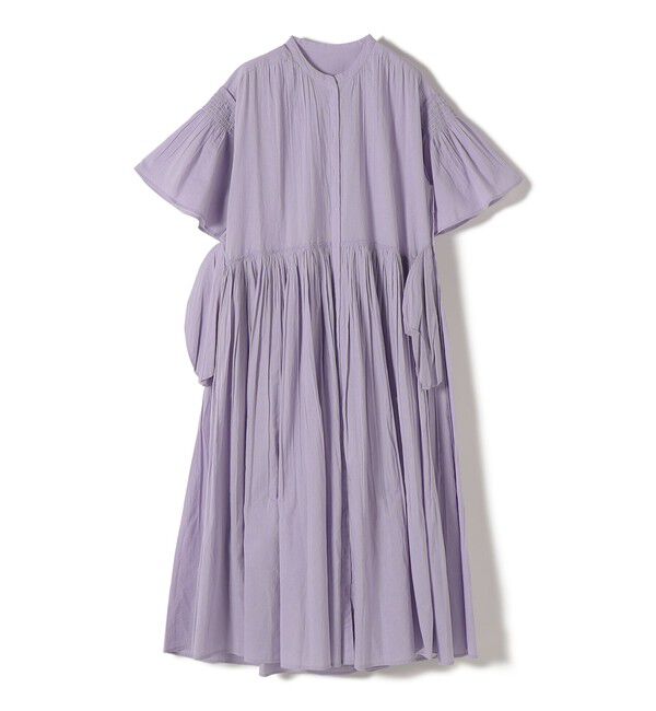 SHIPS for women「《予約》【SHIPS別注】Fanaka:〈手洗い可能〉ストライプ ドビー 羽織 ワンピース」|ワンピース|