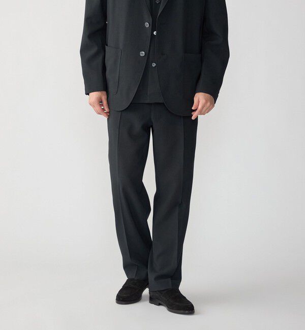 SHIPS「SHIPS:〈撥水/防しわ/洗濯機可能〉DOT AIR(R)イージーパンツ(セットアップ対応)」|その他|ブラック