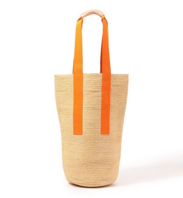TOMORROWLAND GOODS「Lola Hats トートバッグ」|かごバッグ|28 オレンジ系