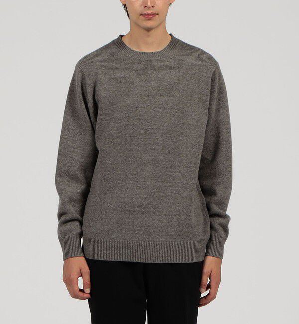 TOMORROWLAND MENS「TOMORROWLAND tricot スーパーファインラムウール クルーネックプルオーバー」|ニット・セーター|