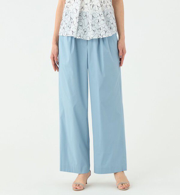 TOMORROWLAND collection「【一部WEB先行予約】ハイパワーストレッチブロード リラックスパンツ」|その他|