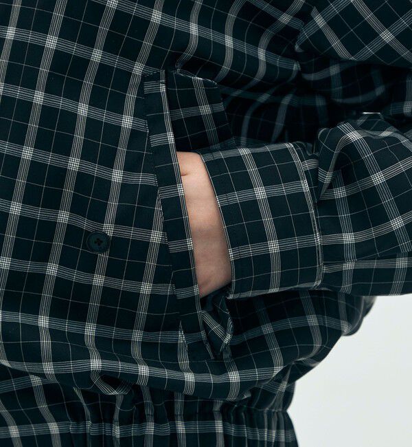 Edition「edition pourell Super 120'sトロチェック コットンカラーブルゾン」|ブルゾン・スタジャン|