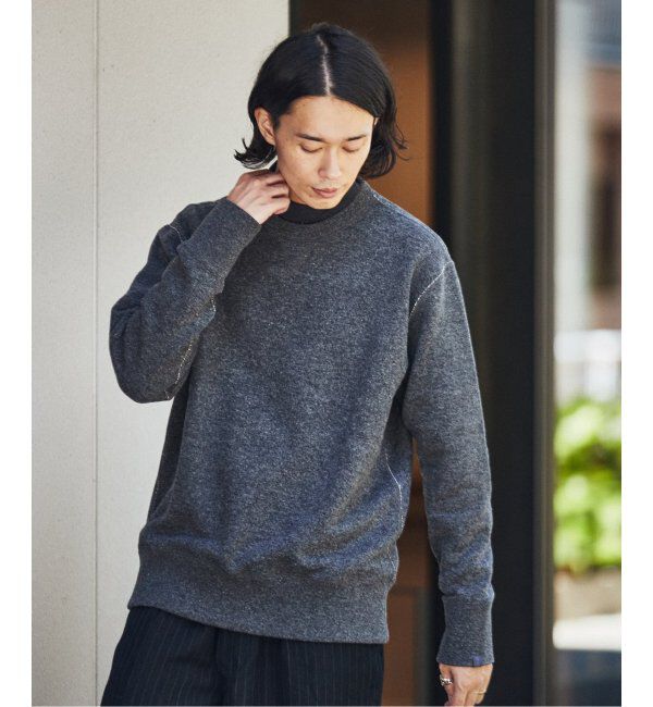 EDIFICE「【LOOPWHEELER for LOWERCASE】別注 ツリアミウール ルーズスウェット」|スウェット・ジャージ|