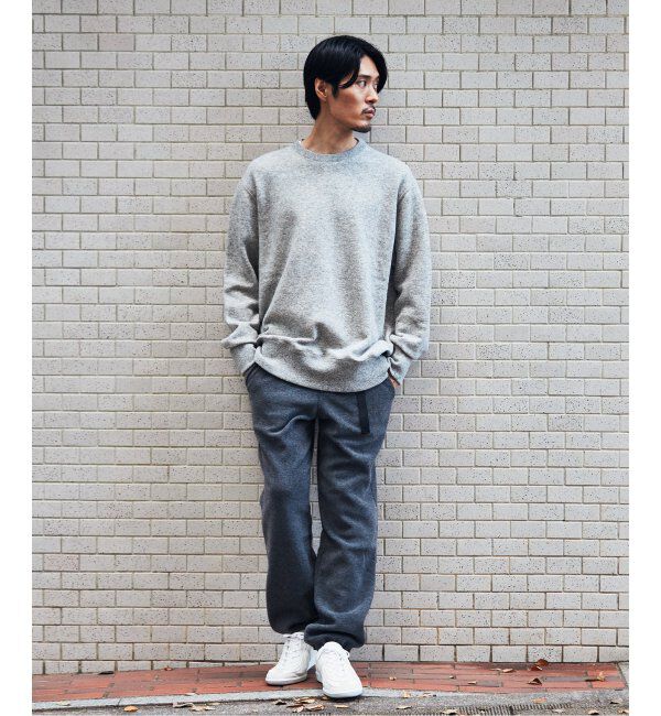 EDIFICE「【LOOPWHEELER for LOWERCASE】別注 ツリアミウール ルーズスウェット」|スウェット・ジャージ|