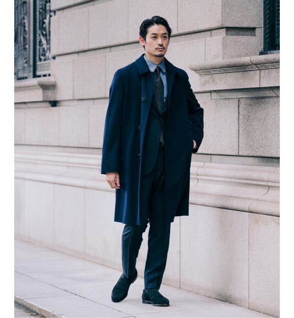 EDIFICE「MACKINTOSH(マッキントッシュ) 別注 DUNKELD/ダンケルド Loro Piana Fabric」|ステンカラーコート|