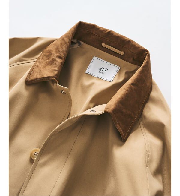 417 EDIFICE「【Windrisp】コート」|ステンカラーコート|