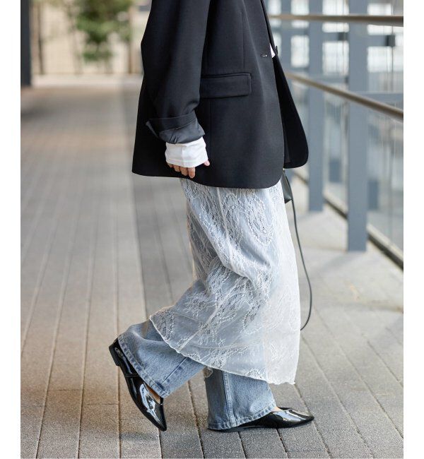 JOURNAL STANDARD relume「ラッセルストレッチレースナロースカート」|スカート|