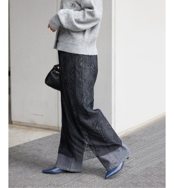 JOURNAL STANDARD relume「ラッセルストレッチレースナロースカート」|スカート|