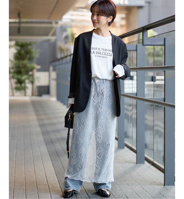 JOURNAL STANDARD relume「ラッセルストレッチレースナロースカート」|スカート|