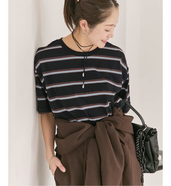 JOURNAL STANDARD「《追加》汗ジミ防止ボーダービッグT」|Tシャツ・カットソー|