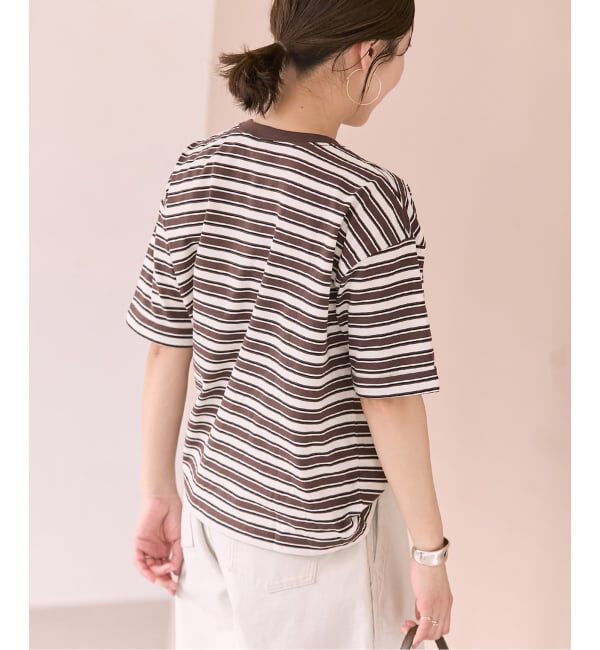 JOURNAL STANDARD「《追加》汗ジミ防止ボーダービッグT」|Tシャツ・カットソー|