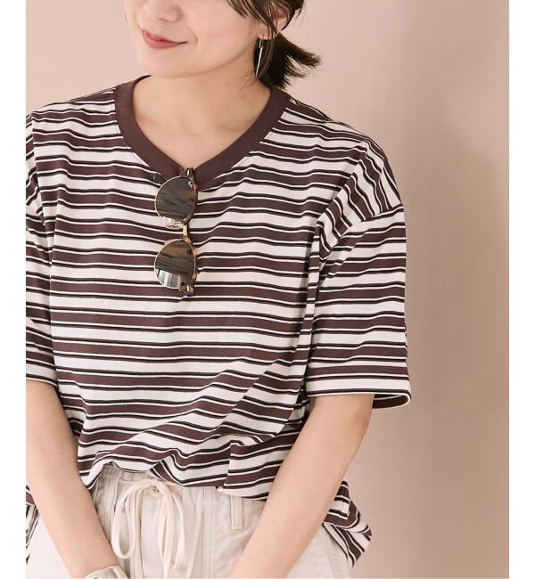 JOURNAL STANDARD「《追加》汗ジミ防止ボーダービッグT」|Tシャツ・カットソー|