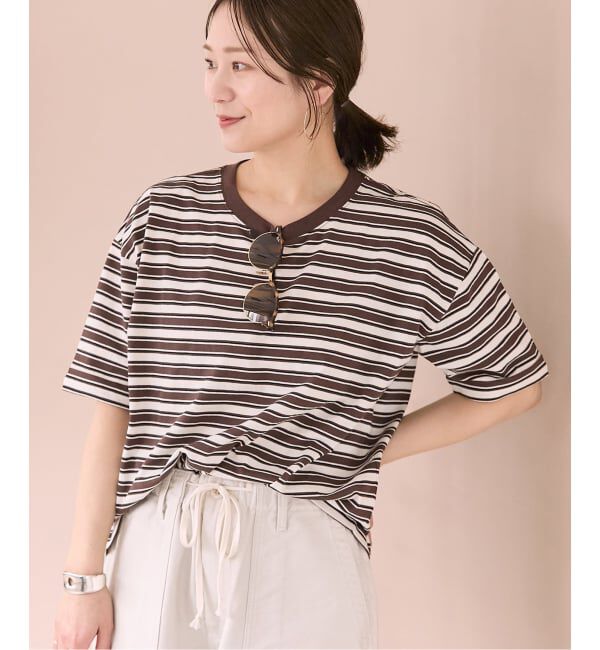 JOURNAL STANDARD「《追加》汗ジミ防止ボーダービッグT」|Tシャツ・カットソー|