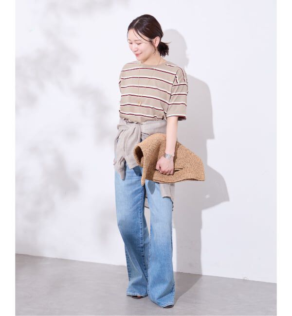 JOURNAL STANDARD「《追加》汗ジミ防止ボーダービッグT」|Tシャツ・カットソー|