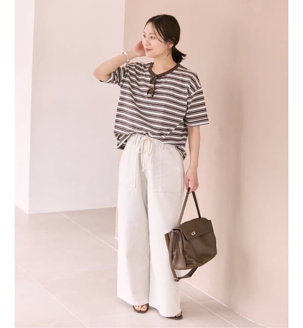 JOURNAL STANDARD「《追加》汗ジミ防止ボーダービッグT」|Tシャツ・カットソー|