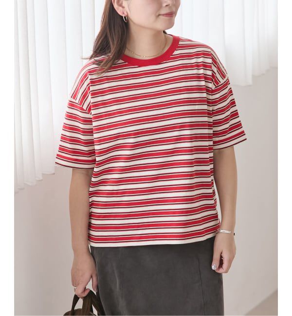 JOURNAL STANDARD「《追加》汗ジミ防止ボーダービッグT」|Tシャツ・カットソー|