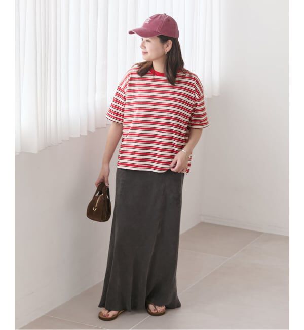 JOURNAL STANDARD「《追加》汗ジミ防止ボーダービッグT」|Tシャツ・カットソー|