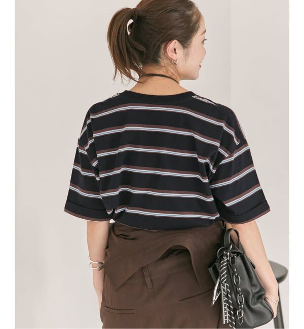 JOURNAL STANDARD「《追加》汗ジミ防止ボーダービッグT」|Tシャツ・カットソー|