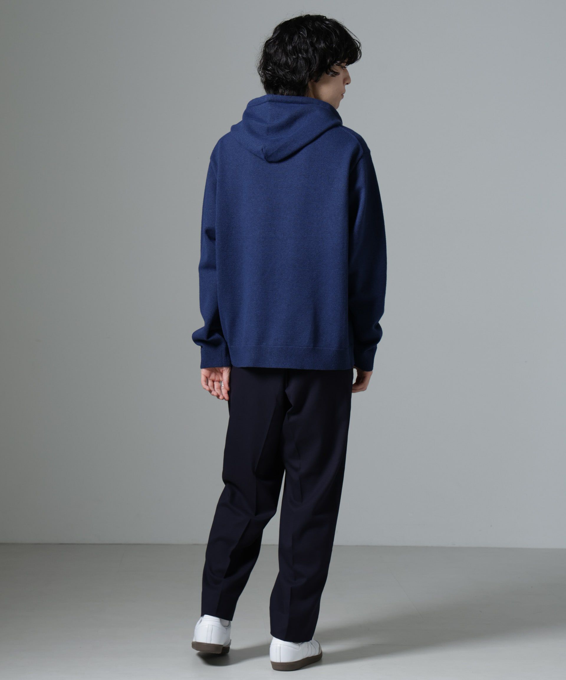 nano･universe「微起毛ワイドテーパードパンツ」|チノ|