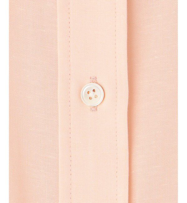 自由区「【洗える】テンセルリネンシャツワンピース」|ワンピース|