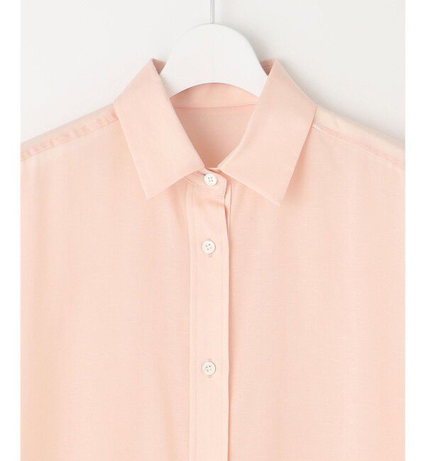 自由区「【洗える】テンセルリネンシャツワンピース」|ワンピース|