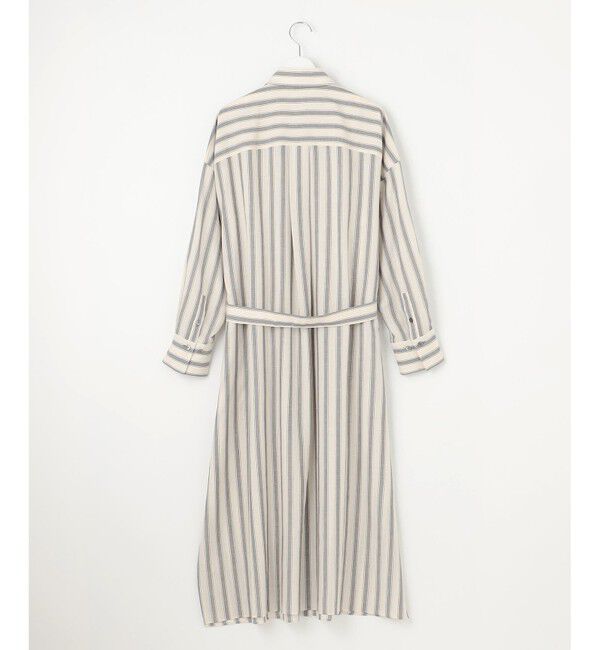 自由区「【洗える】テンセルリネンシャツワンピース」|ワンピース|