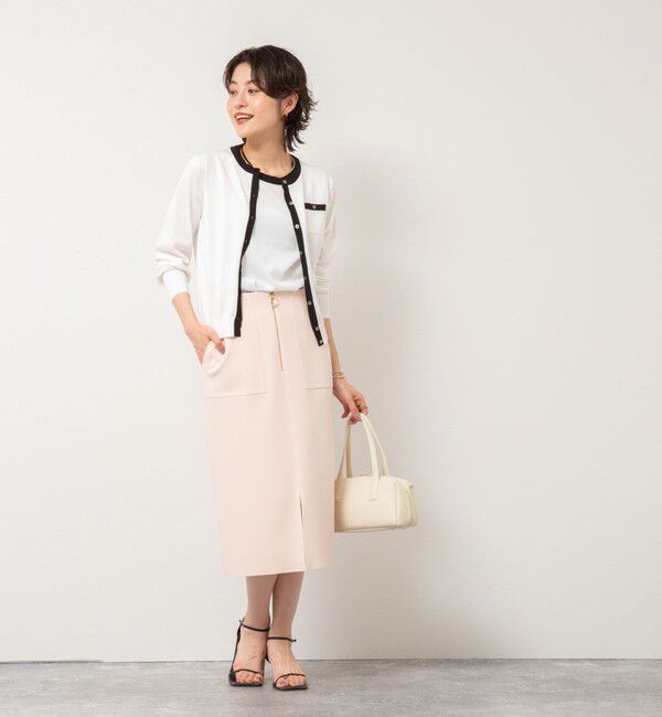 NOLLEY'S sophi「《アンサンブル対応/手洗い可能》綿ポリノースリーブプルオーバーニット」|ニット・セーター|