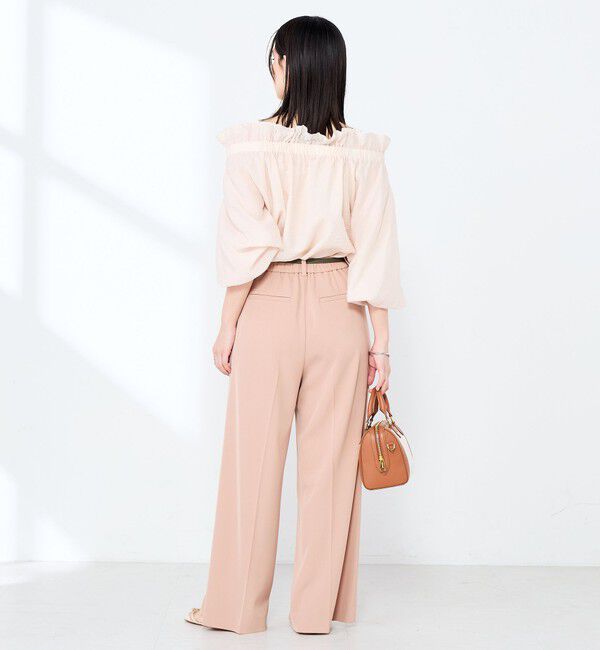 NOLLEY'S sophi「ウォッシャブルシアーシルクワッシャーオフショルブラウス」|シャツ・ブラウス|