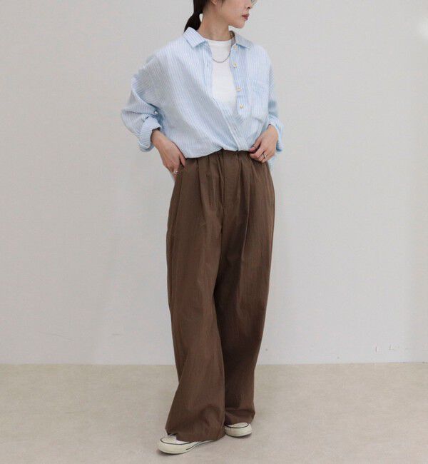 fredy emue「LINEN100 2WAYカシュクールシャツ」|シャツ・ブラウス|