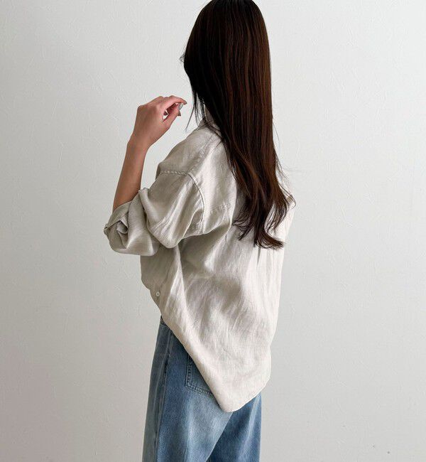 fredy emue「LINEN100 2WAYカシュクールシャツ」|シャツ・ブラウス|