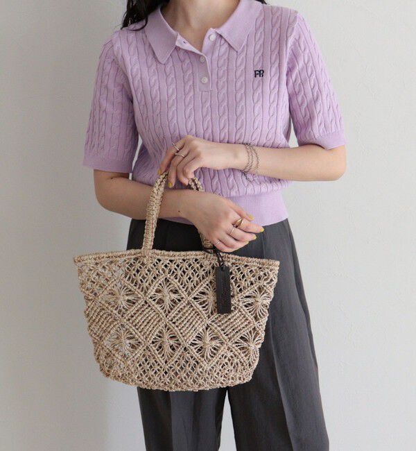 fredy emue「【BAGMATI/バグマティ】柄編みアバカトート」|トートバッグ|