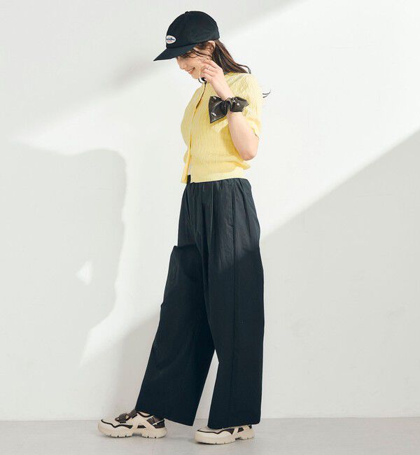 fredy emue「【毎年大人気！/完売必須】FR刺しゅうケーブル柄半袖カーディガン」|カーディガン|