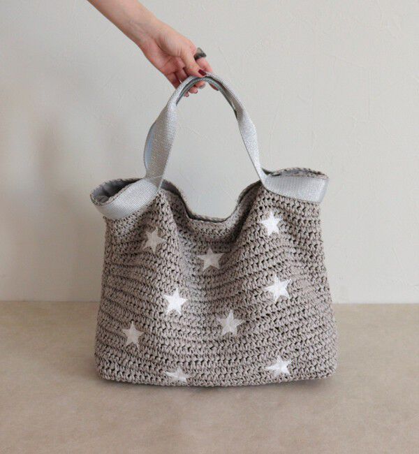 fredy emue「星刺しゅうペーパーバッグ」|トートバッグ|