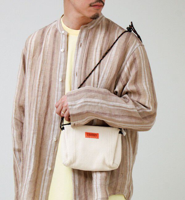 GLOSTER「【UNIVERSAL OVERALL】Summer knit sacoche」|ショルダー・メッセンジャー|