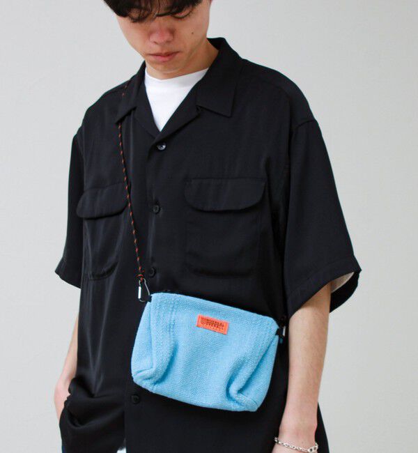 GLOSTER「【UNIVERSAL OVERALL】Summer knit sacoche」|ショルダー・メッセンジャー|