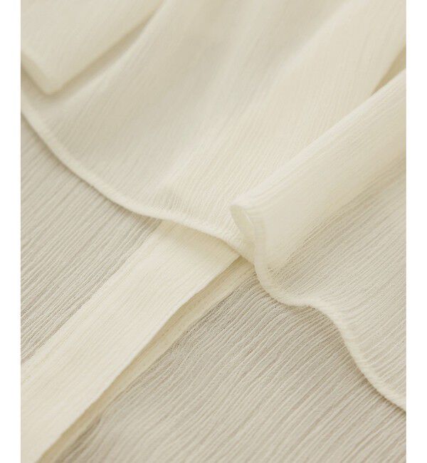 ROPE「楊柳フリルブラウス/イージーケア」|シャツ・ブラウス|