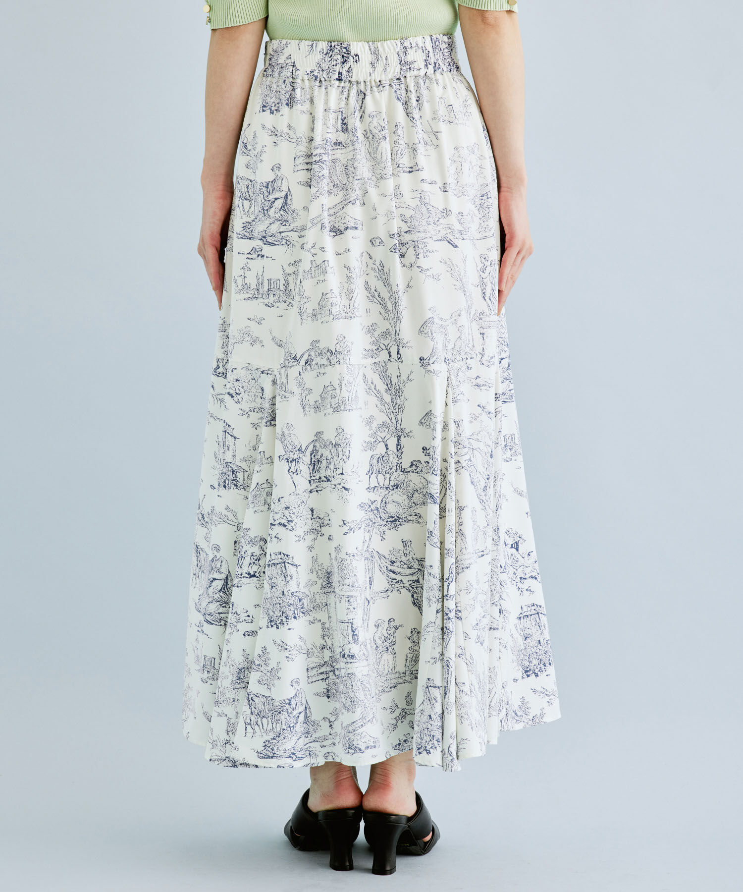 VIS「ボリュームタフタアソートスカート【sustainable】」|スカート|