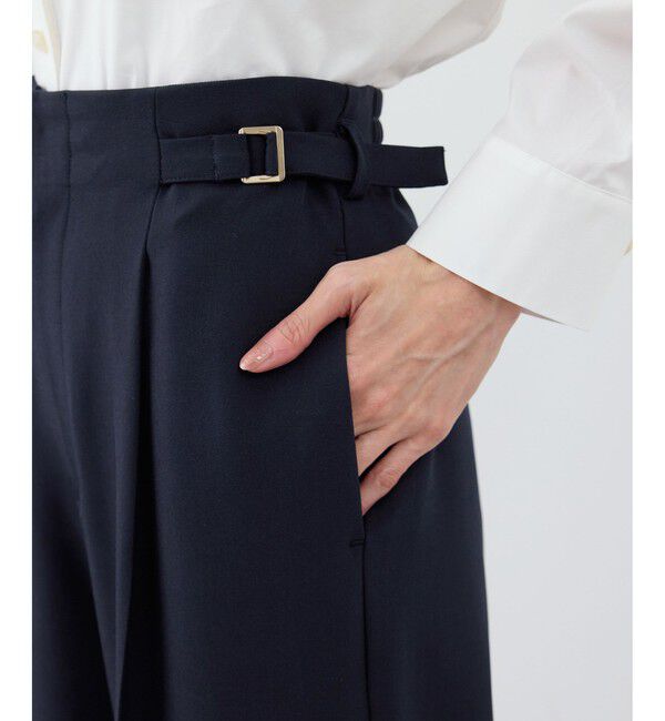 Rope&rsquo;Picnic「クリアツイルワイドパンツ/入卒式・セレモニー・セットアップ対応」|チノ|