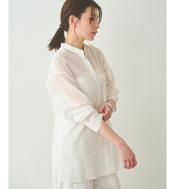  「オーガンジーシャツ」|シャツ・ブラウス|