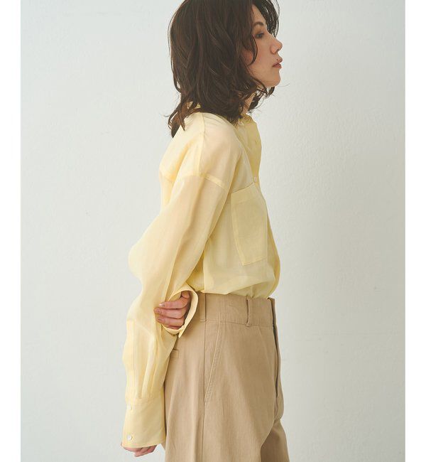  「オーガンジーシャツ」|シャツ・ブラウス|