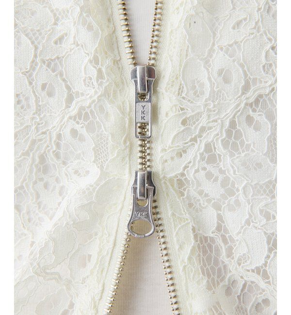  「【Drawing Numbers】レースブルゾン」|シャツ・ブラウス|