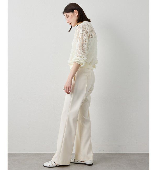  「【Drawing Numbers】レースブルゾン」|シャツ・ブラウス|