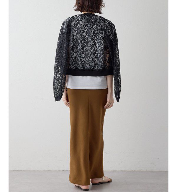  「【Drawing Numbers】レースブルゾン」|シャツ・ブラウス|