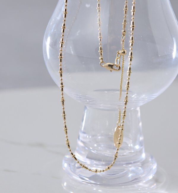  「【PAPILLONNER/パピヨネ】ボールチェーンアレンジネックレス」|ネックレス|