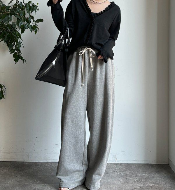  「【WEB限定】ニットフリルカーディガン」|カーディガン|