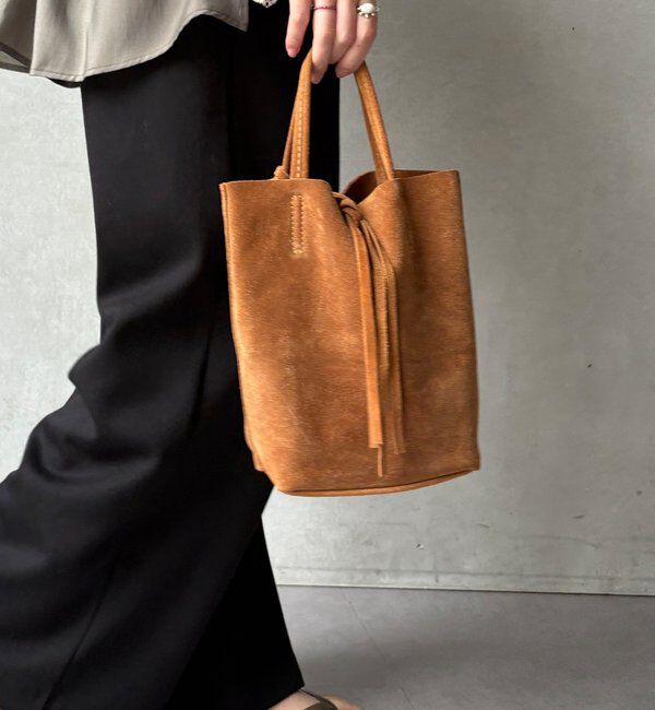  「【WEB限定】スエードミニトートバッグ」|トートバッグ|