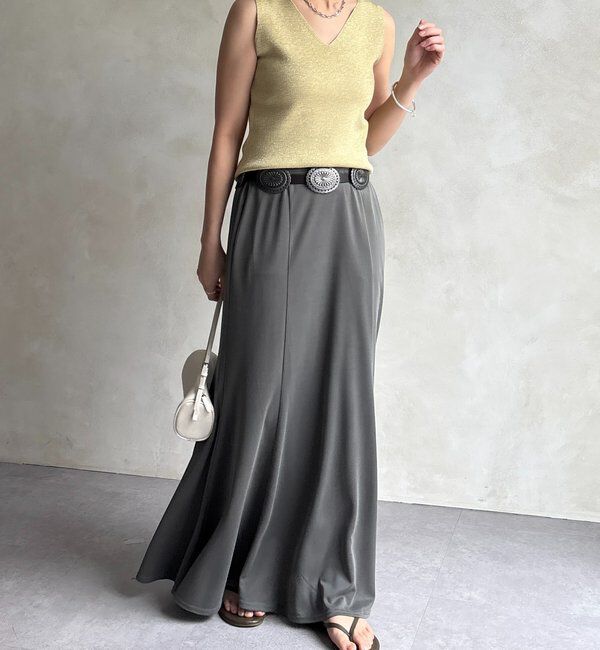  「前後2WAYラメニットタンク」|ニット・セーター|