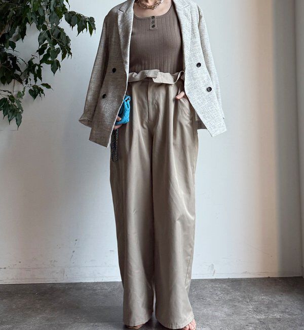  「シアーツイードダブルジャケット」|テーラードジャケット|