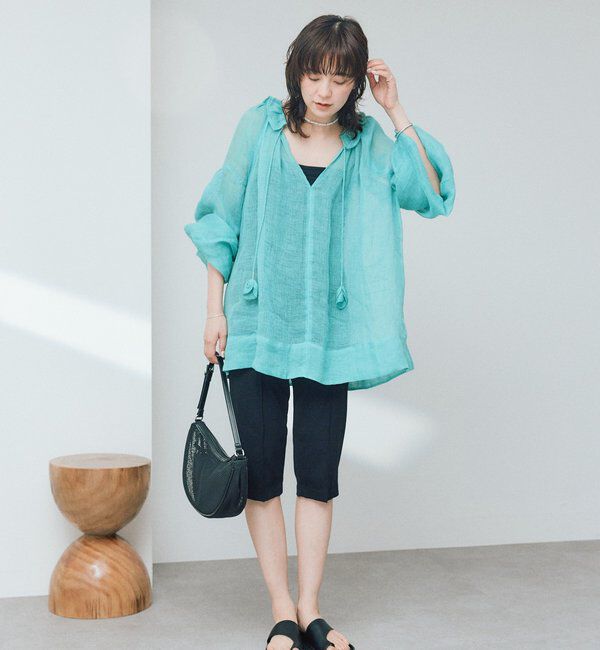  「予約【トレンド感抜群】イージーカプリパンツ」|チノ|